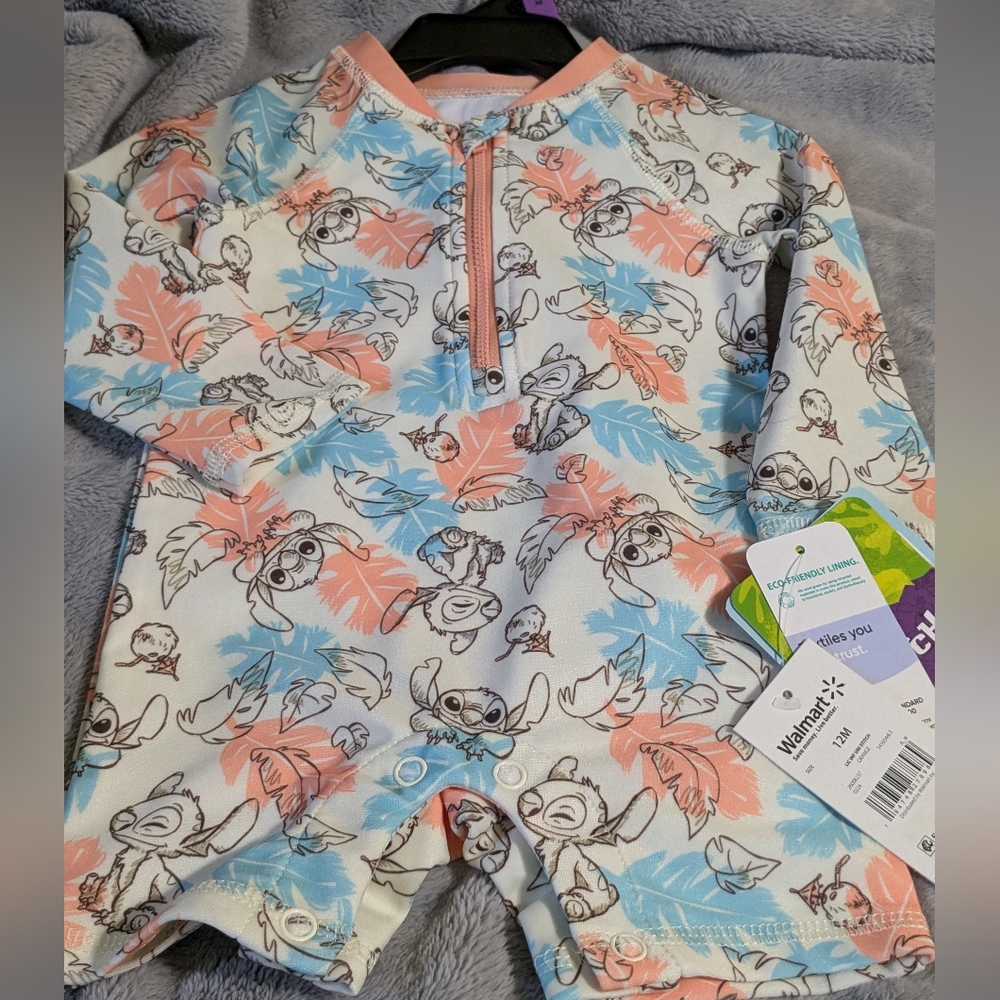 Set Of 2 Kids Rashguard - Stitch And Lion King Design.